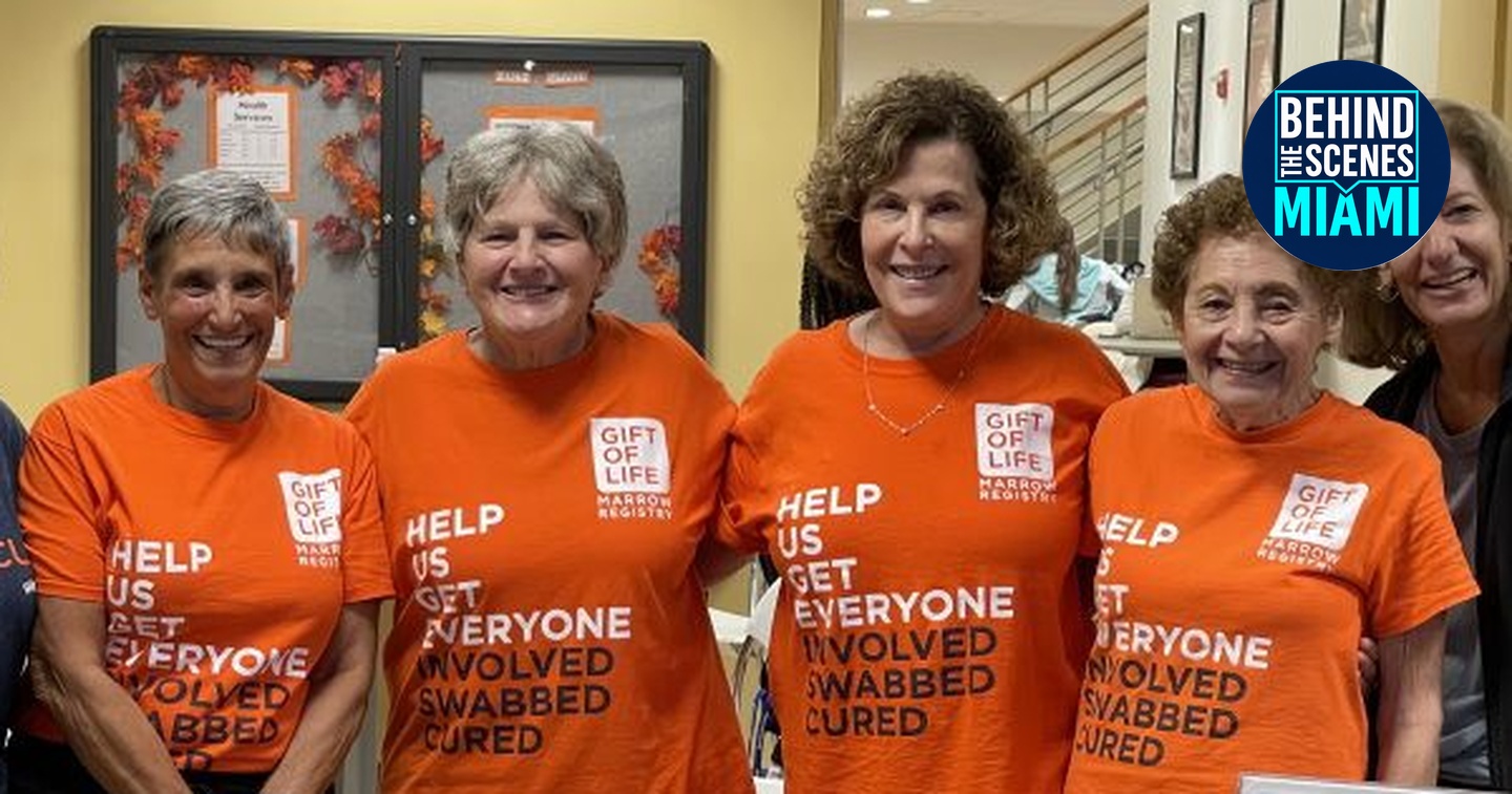 Gift of Life volunteers at a donor registration drive