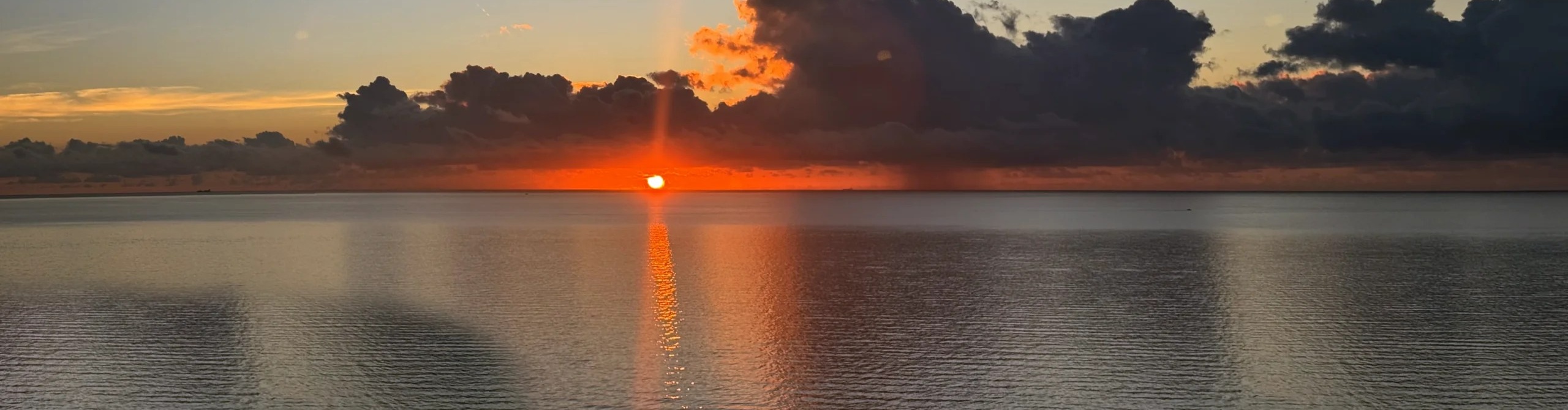 Sunrise over Miami Beach, the sun always rises